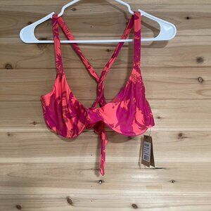 Volcom Pink And Orange Floral